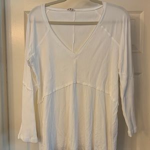 White Flowy Women’s Top